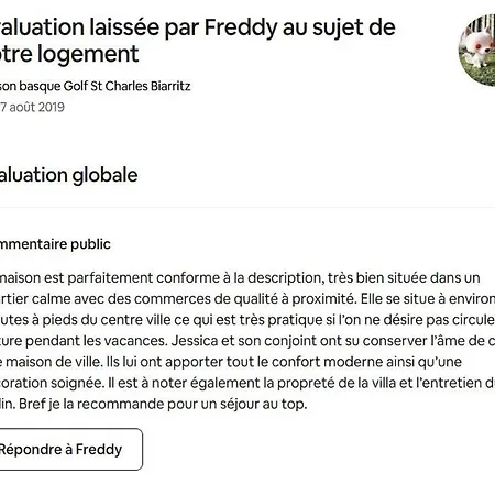 Maison Etxe Marie Avec Piscine Golf St Charles Dom wakacyjny